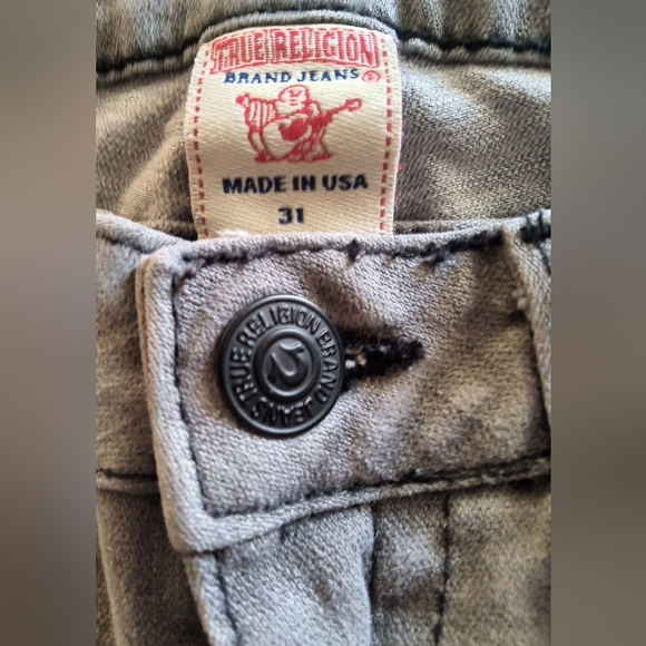 🔥 True Religion Women's (31 W - 33 L) Gray Skinny Jeans. - Picture 4 of 7